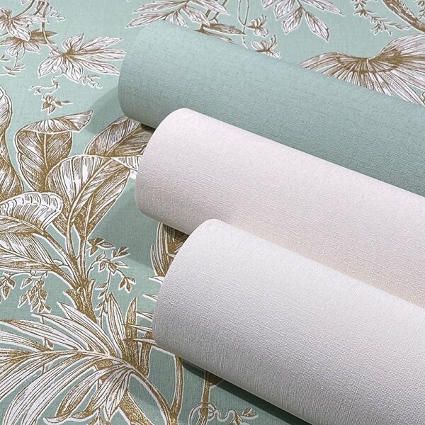 Tapete Beige, Creme, Weiß Novamur Vliestapete (82346)