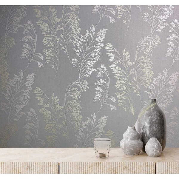 Tapete Grau, Silber Novamur Vliestapete (82343)