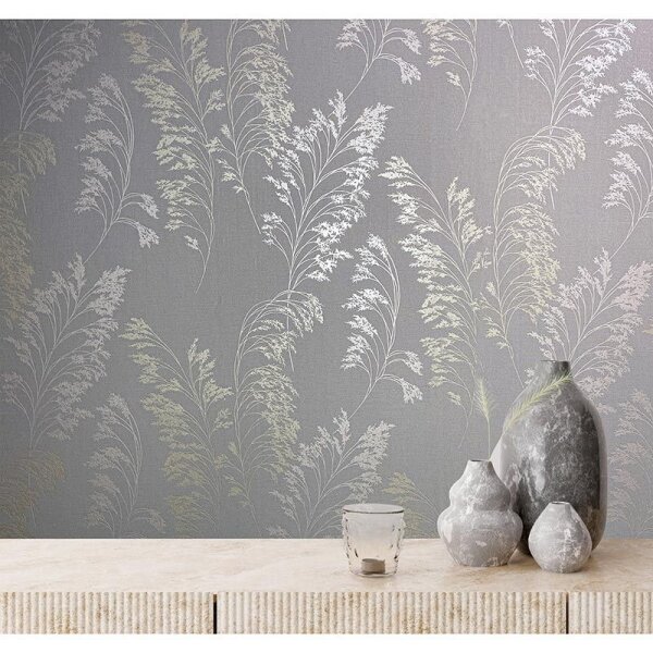 Tapete Grau, Silber Novamur Vliestapete (82343)