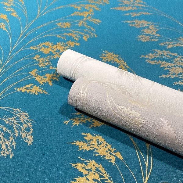 Tapete Grau, Silber, Weiß Novamur Vliestapete (82342)