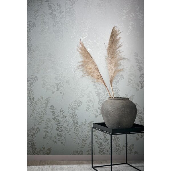 Tapete Grau, Silber, Weiß Novamur Vliestapete (82342)