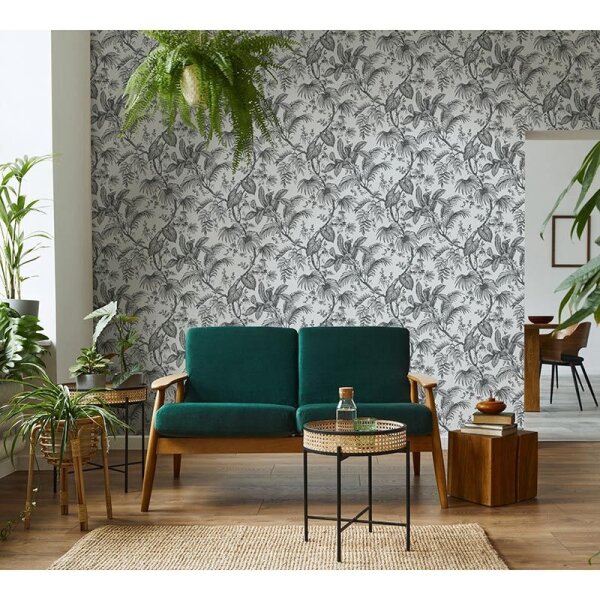 Tapete Schwarz-Weiß Novamur Vliestapete (82337)