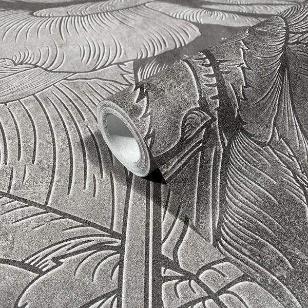 Digitaldruck-Tapete Grau, Silber Novamur (81602)