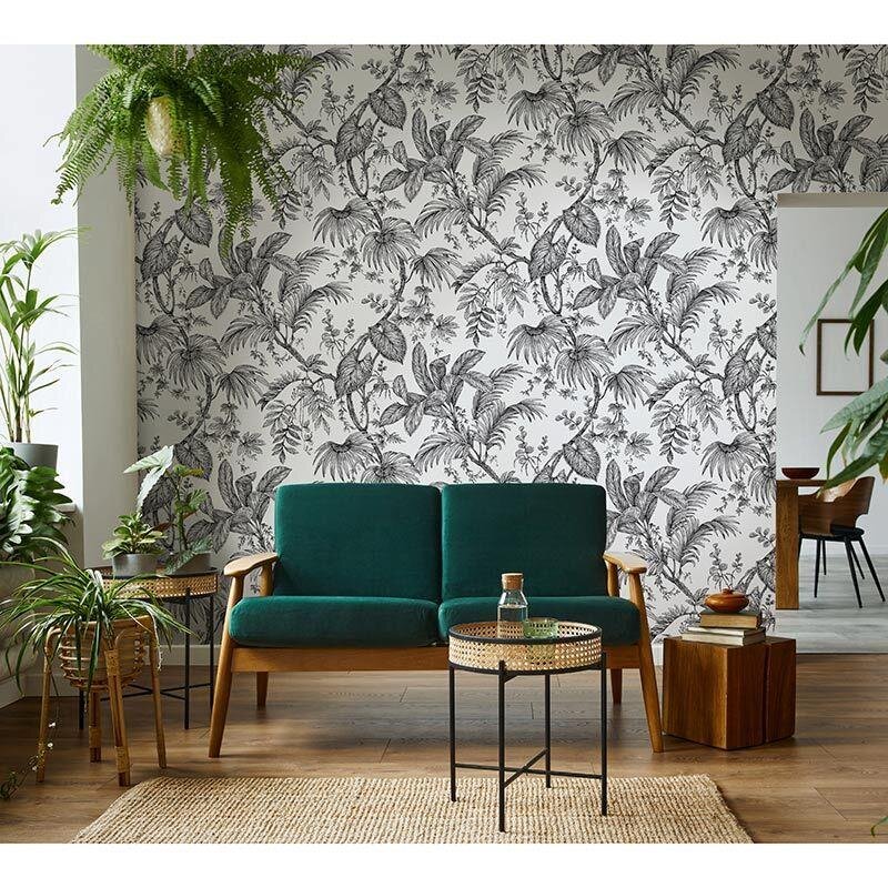 Digitaldruck-Tapete Schwarz-Weiß Novamur (81600)