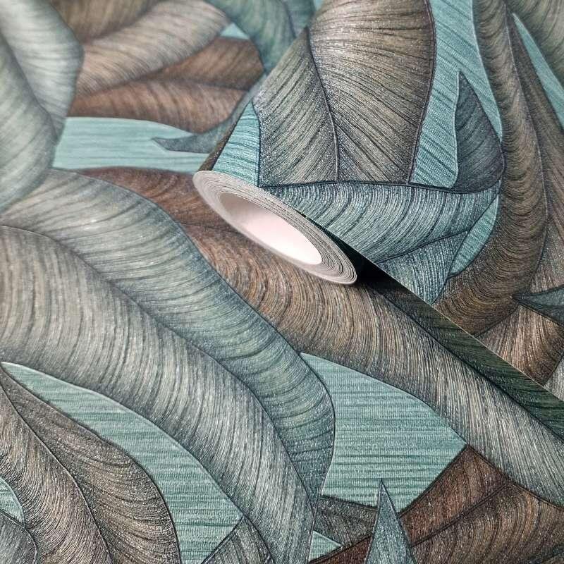 Tapete Grün, Petrol Guido Maria Kretschmer Vliestapete (1037119)