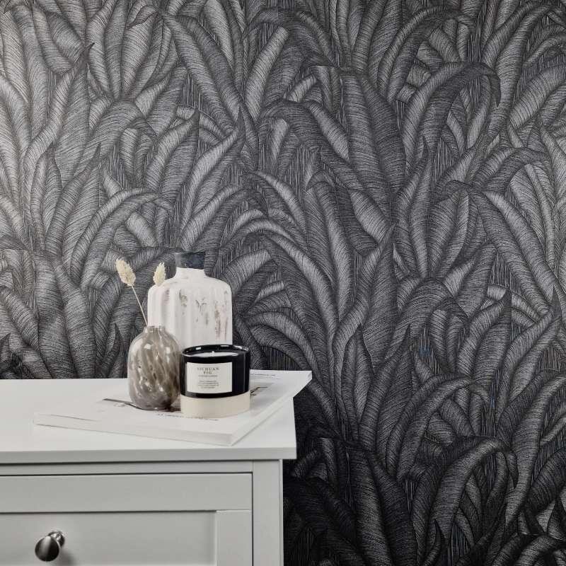 Tapete Schwarz, Anthrazit Guido Maria Kretschmer Vliestapete (1037115)