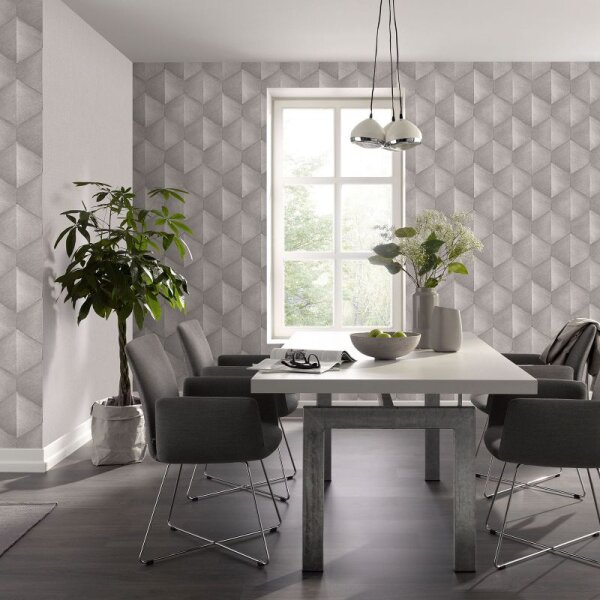 Tapete Greige, Taupe Guido Maria Kretschmer Vliestapete (1037038)