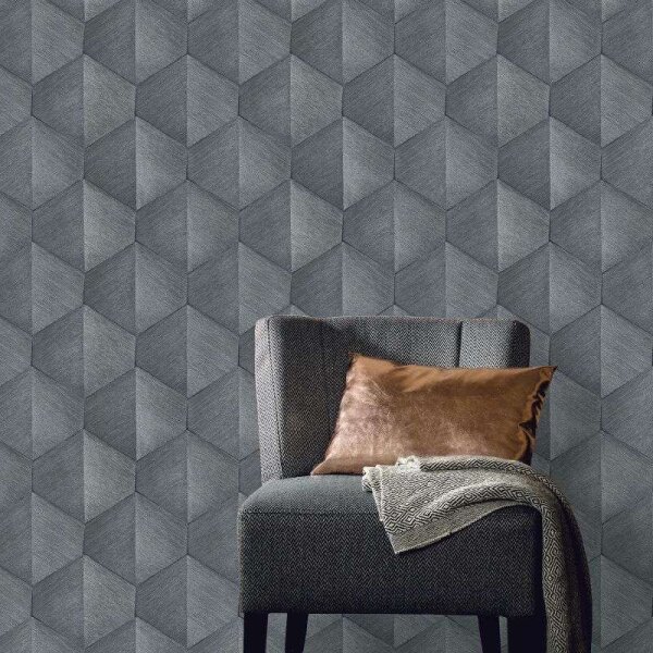 Tapete Grau, Silber Guido Maria Kretschmer Vliestapete (1037010)