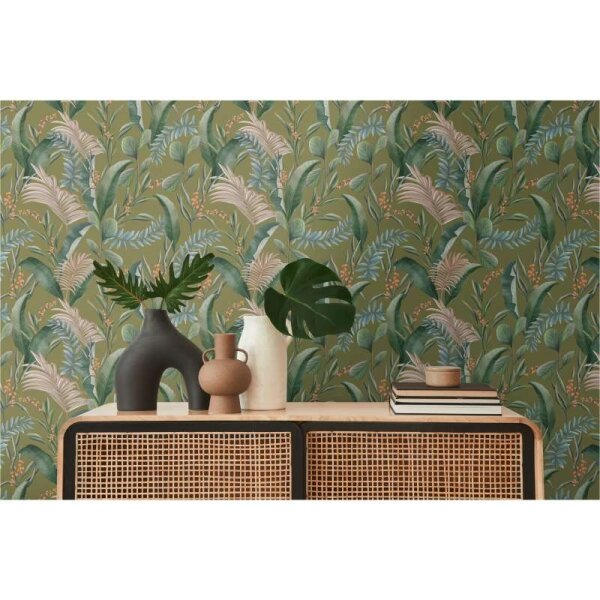 Tapete Grün livingwalls Vliestapete (394363)