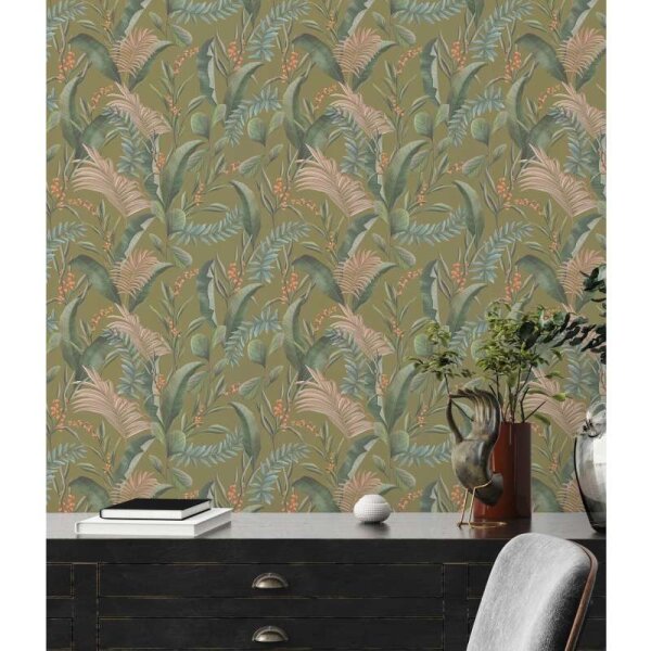 Tapete Grün livingwalls Vliestapete (394363)