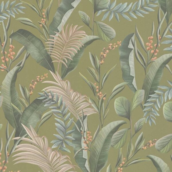 Tapete Grün livingwalls Vliestapete (394363)