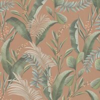 Tapete Gr&uuml;n, Orange livingwalls Vliestapete (394362)