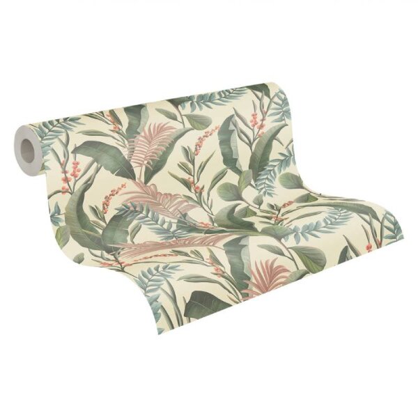 Tapete Beige, Creme, Grün livingwalls Vliestapete (394361)