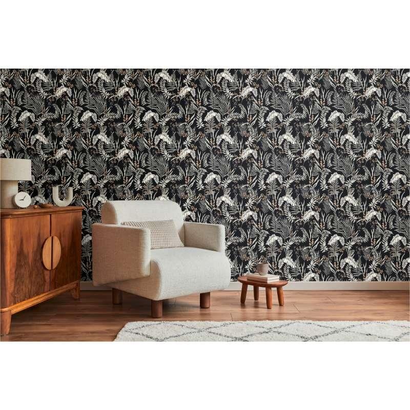 Tapete Schwarz-Weiß livingwalls Vliestapete (394341)