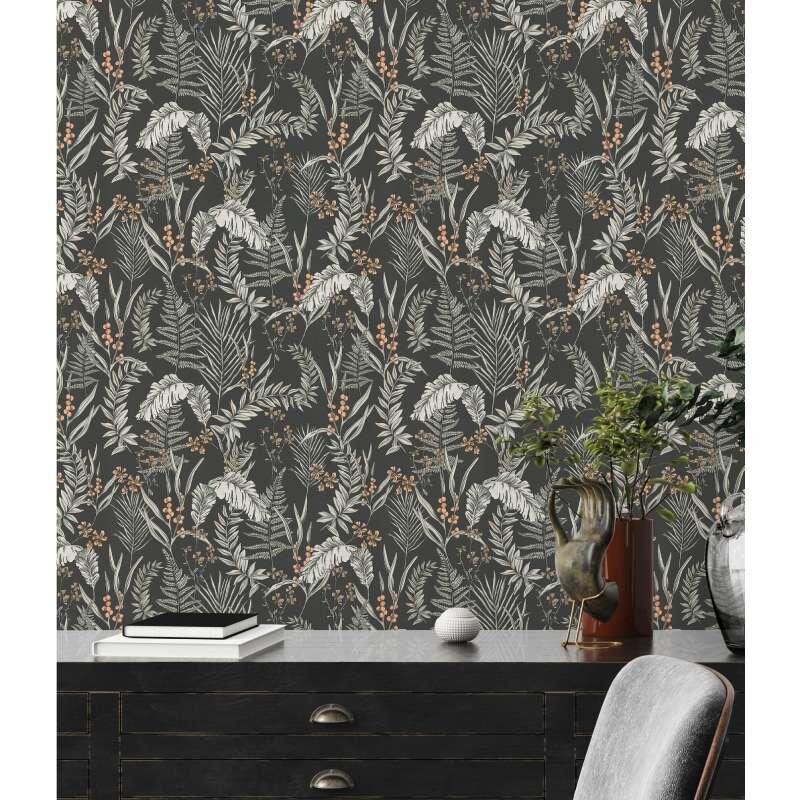 Tapete Schwarz-Weiß livingwalls Vliestapete (394341)