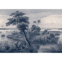 Digitaldruck-Tapete Blau Rasch (556117)