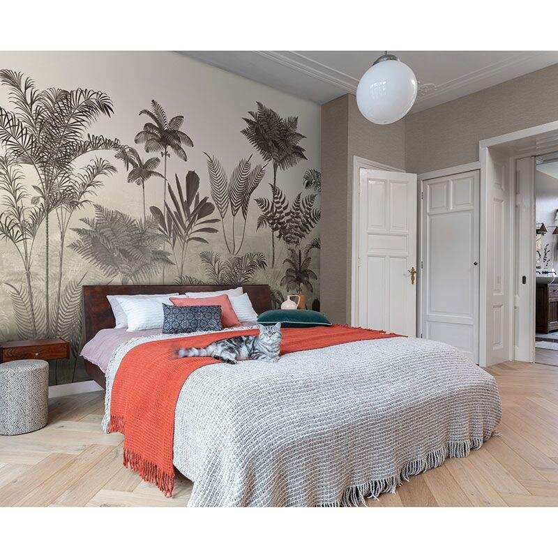 Digitaldruck-Tapete Grau, Silber Rasch (556254)