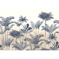 Digitaldruck-Tapete Blau, Grau, Silber Rasch (556230)