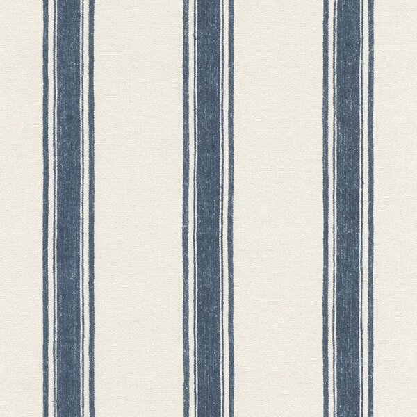 Tapete Blau, Weiß Rasch Vliestapete (555646)