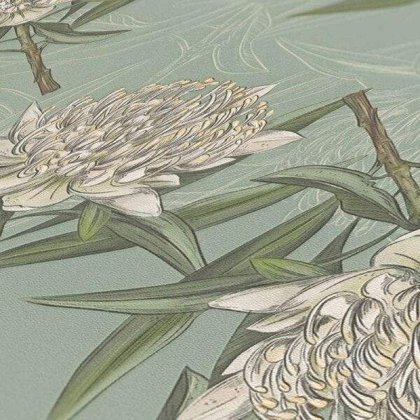 Tapete Grün livingwalls Vliestapete (394322)