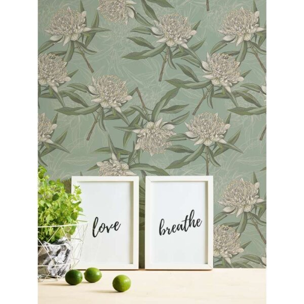 Tapete Grün livingwalls Vliestapete (394322)