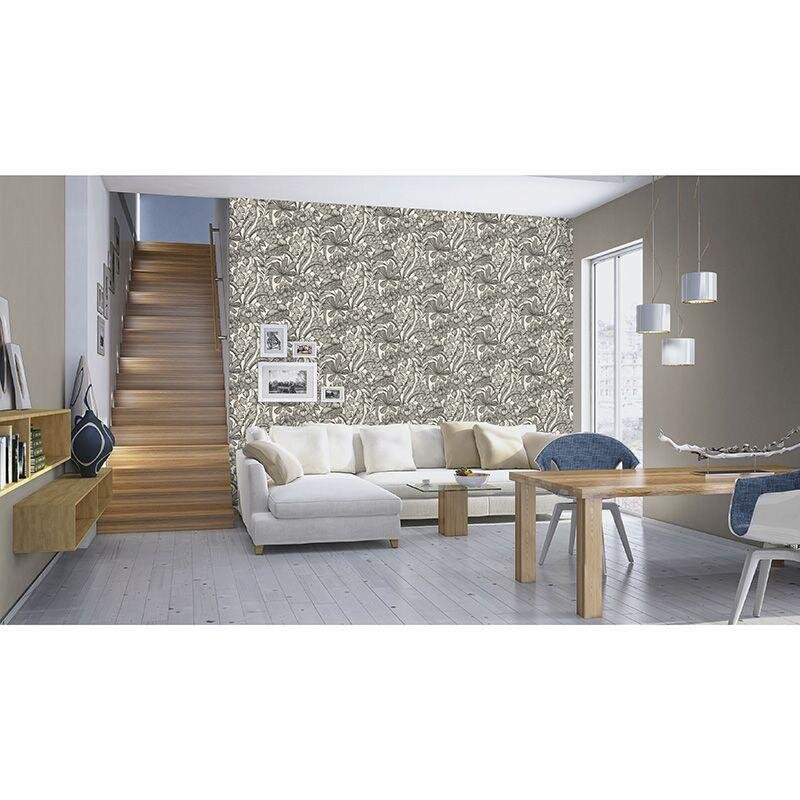 Tapete Grau, Silber Rasch Vliestapete (555875)