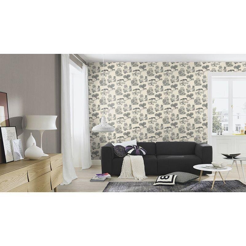 Tapete Grau, Silber Rasch Vliestapete (555875)