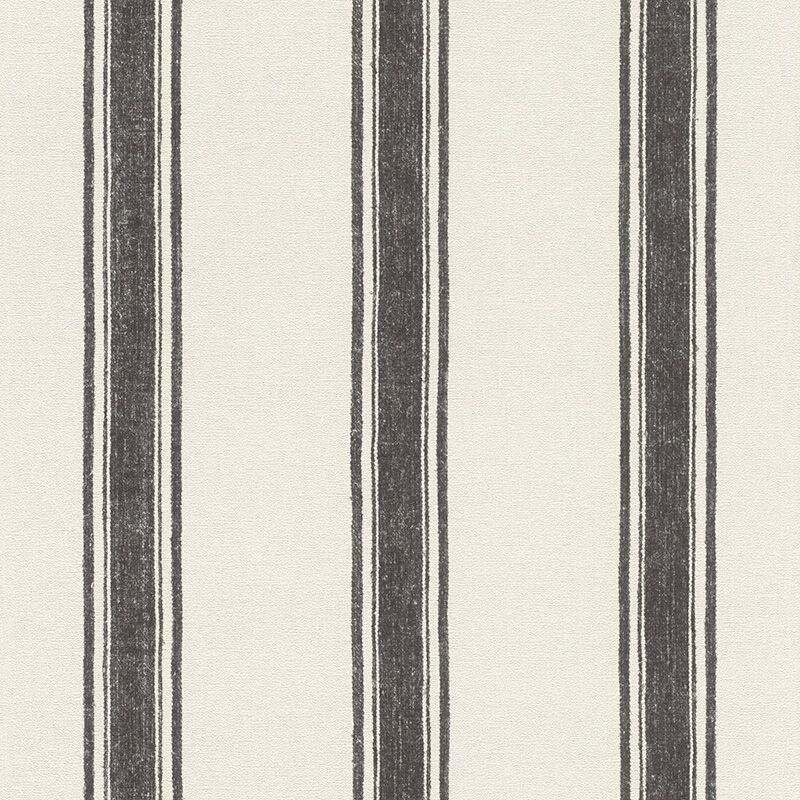 Tapete Schwarz-Weiß Rasch Vliestapete (555639)