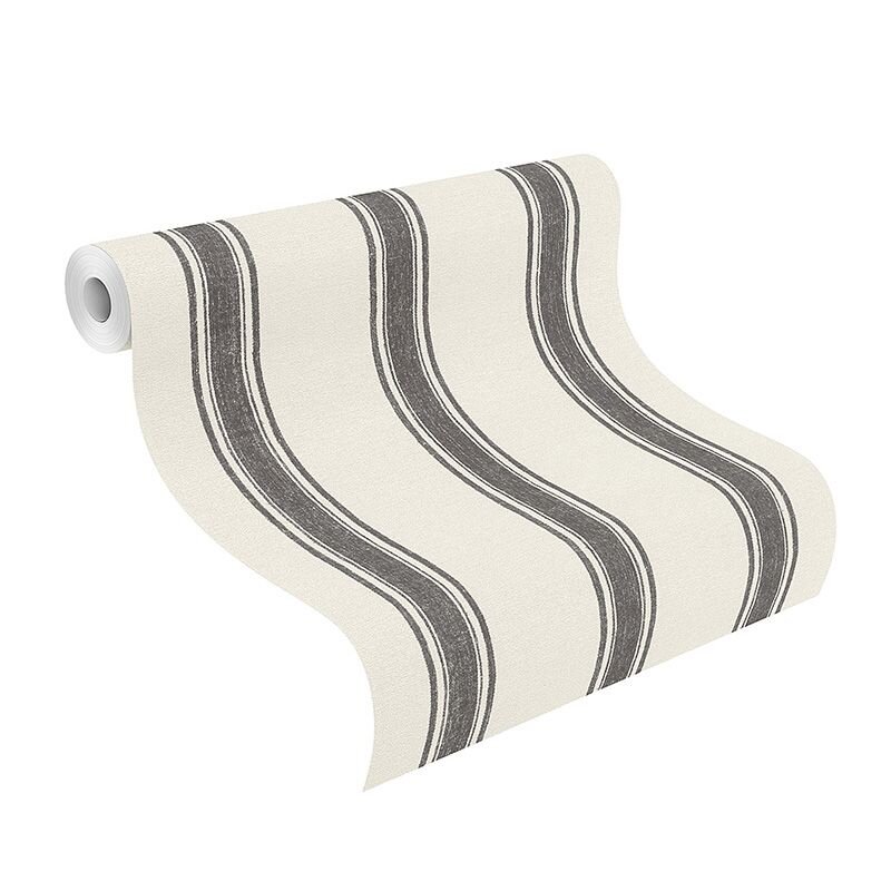 Tapete Schwarz-Weiß Rasch Vliestapete (555639)