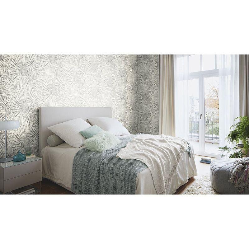 Tapete Schwarz-Weiß Rasch Vliestapete (555738)