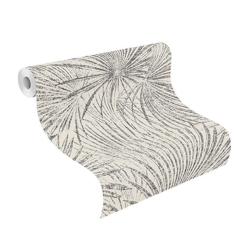 Tapete Schwarz-Weiß Rasch Vliestapete (555738)