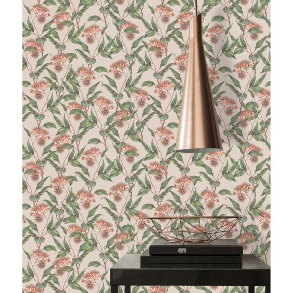 Tapete Beige, Creme, Grün, Rot livingwalls Vliestapete (394303)