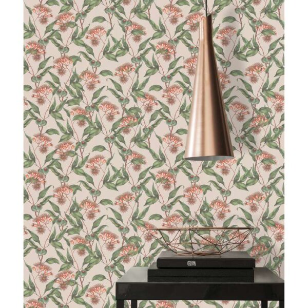 Tapete Beige, Creme, Grün, Rot livingwalls Vliestapete (394303)