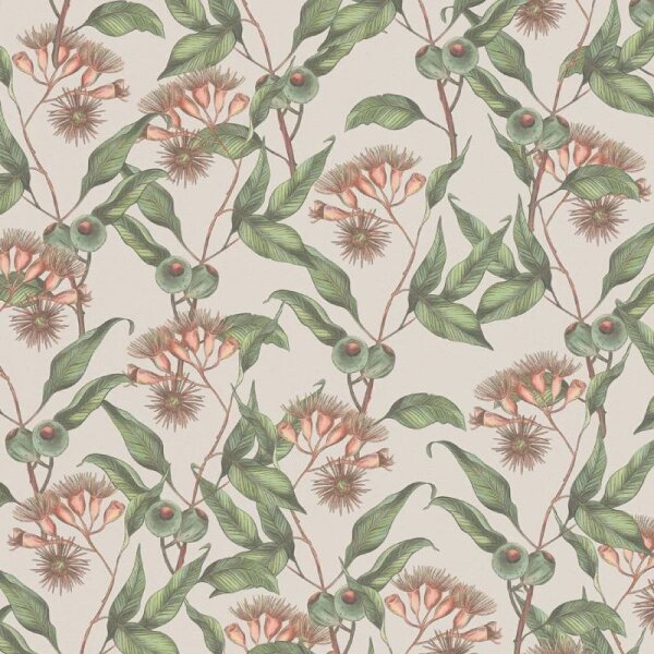 Tapete Beige, Creme, Grün, Rot livingwalls Vliestapete (394303)