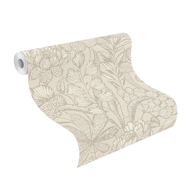 Tapete Braun, Greige Rasch Vliestapete (555349)