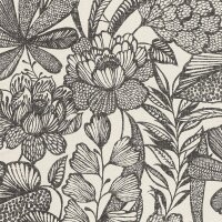 Tapete Schwarz-Wei&szlig; Rasch Vliestapete (555325)