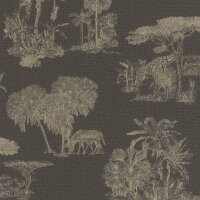 Tapete Braun, Gold, Kupfer Rasch Vliestapete (555035)