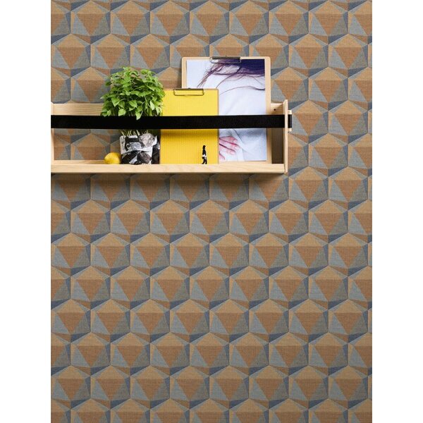 Tapete Blau, Braun Private Walls Vliestapete (387483)