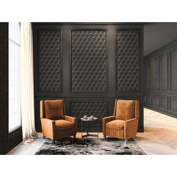 Tapete Braun, Grau, Silber, Schwarz, Anthrazit Private Walls Vliestapete (387482)