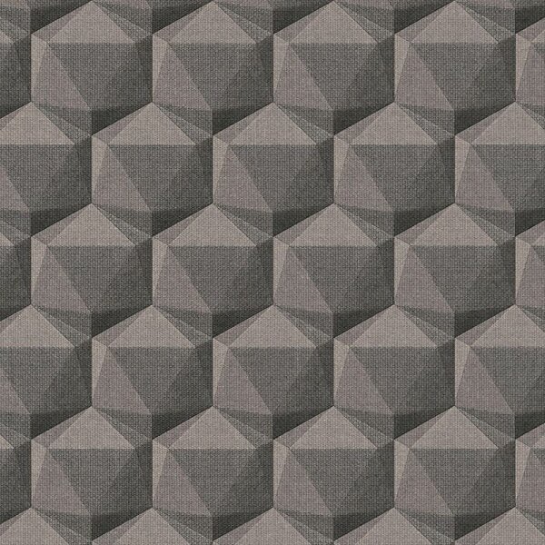 Tapete Braun, Grau, Silber, Schwarz, Anthrazit Private Walls Vliestapete (387482)