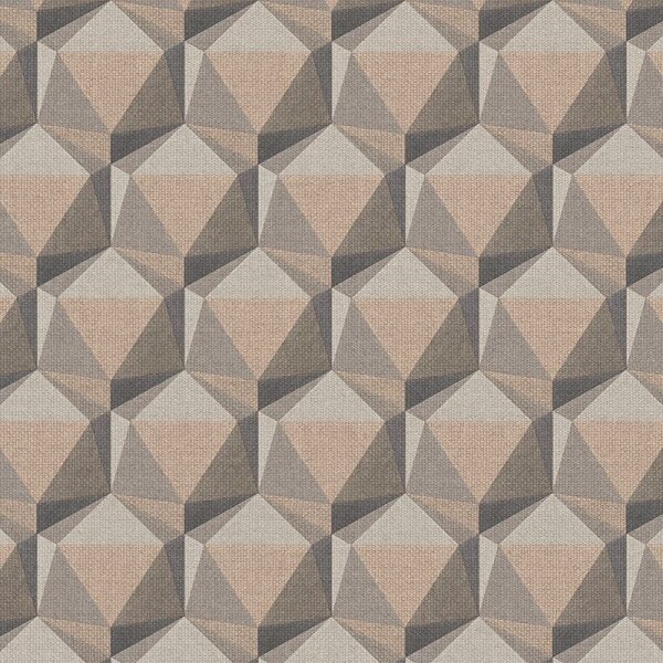 Tapete Braun, Grau, Silber, Greige Private Walls Vliestapete (387481)