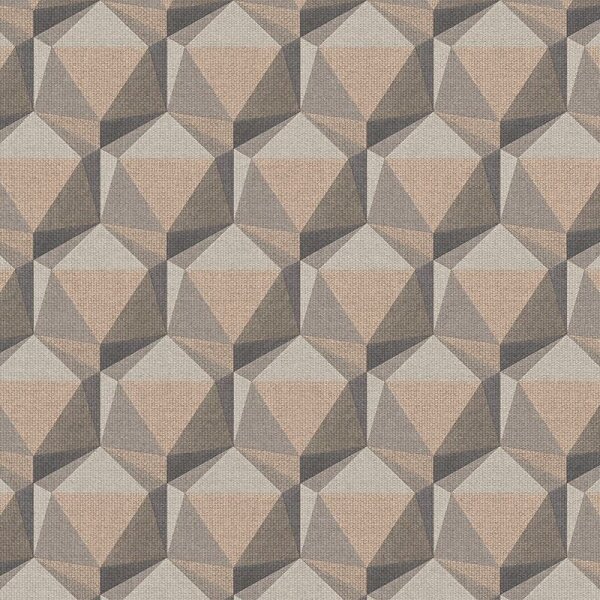 Tapete Braun, Grau, Silber, Greige Private Walls Vliestapete (387481)