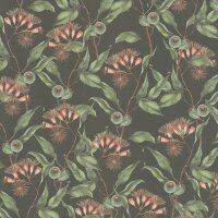 Tapete Gr&uuml;n, Rot, Schwarz livingwalls Vliestapete...