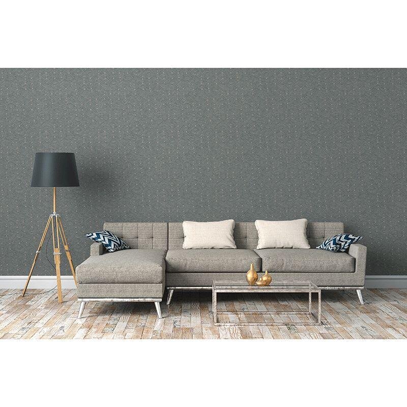 Tapete Blau, Greige Private Walls Vliestapete (387421)