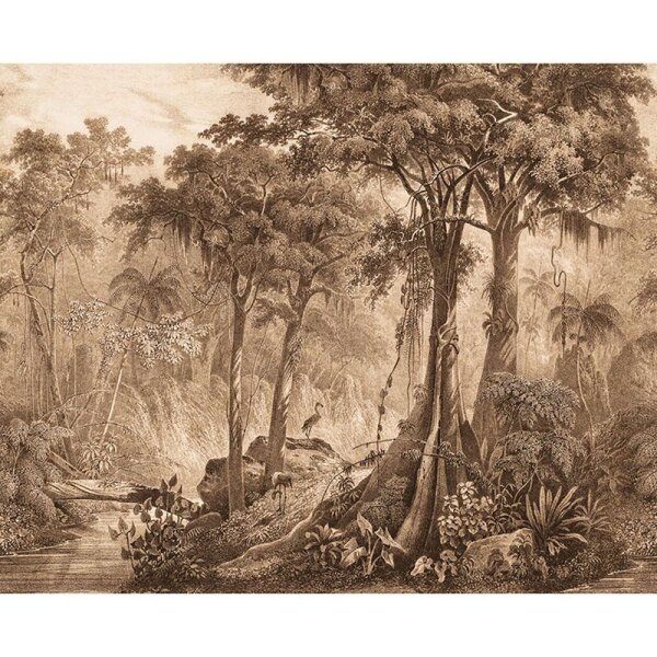 Digitaldruck-Tapete Braun Rasch (543766)