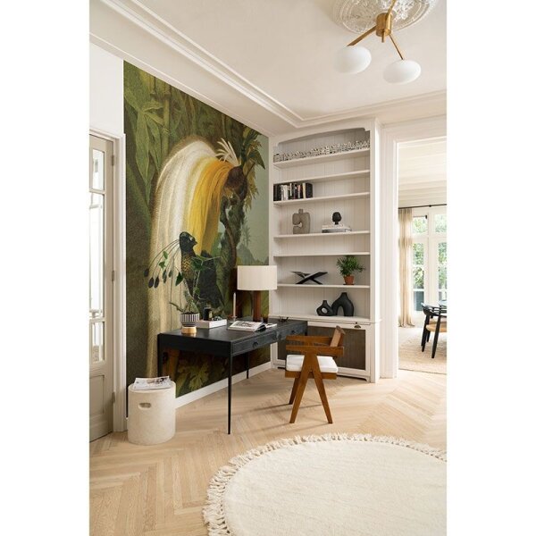 Digitaldruck-Tapete Gelb, Vanille, Grün Rasch (543797)