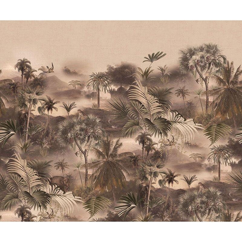 Digitaldruck-Tapete Braun, Grün Rasch (543636)