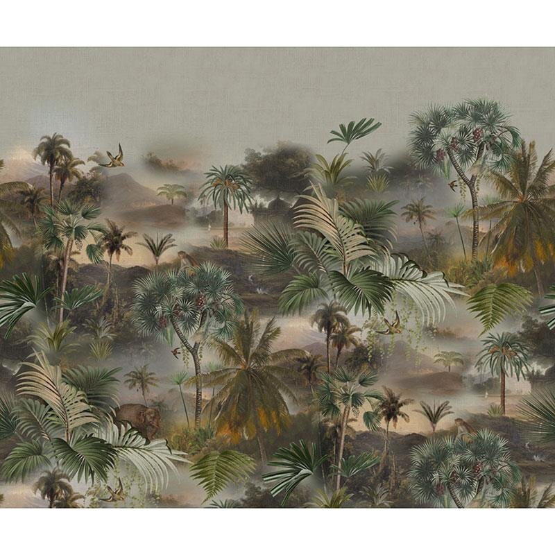 Digitaldruck-Tapete Braun, Grün Rasch (543599)