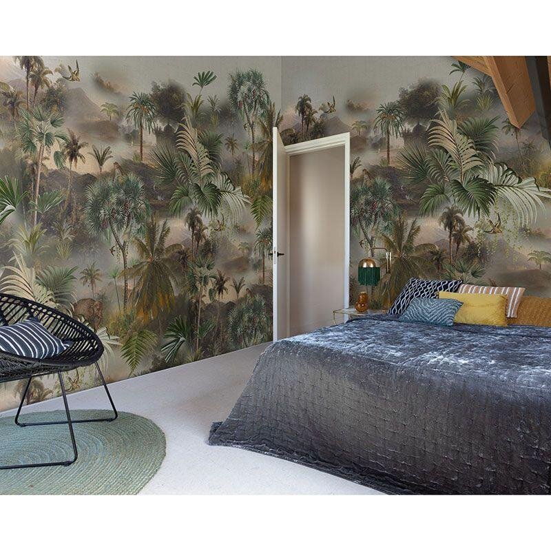 Digitaldruck-Tapete Braun, Grün Rasch (543599)