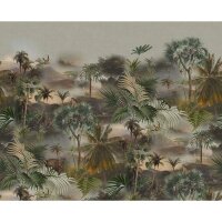 Digitaldruck-Tapete Braun, Gr&uuml;n Rasch (543582)